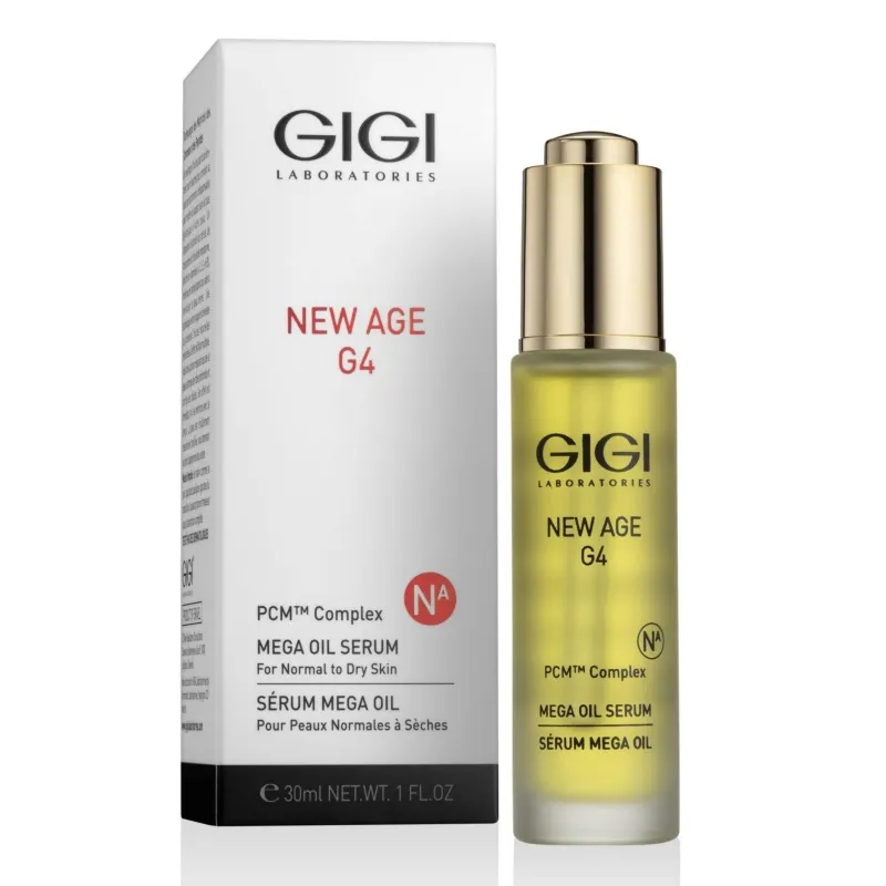 Мега подхранващ серум с натурални масла и витамини GIGI New Age G4 Mega Oil Serum 30 ml
