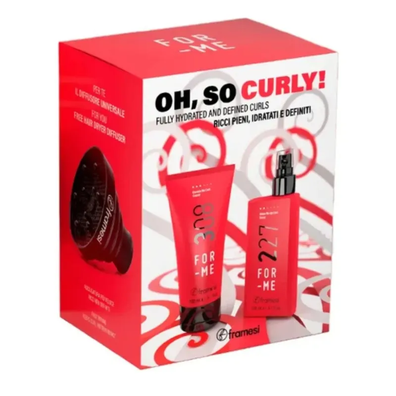 Framesi Oh So Curly Gift Set (Curl Cream 150 ml + Curl Spray 150 ml) — 2
