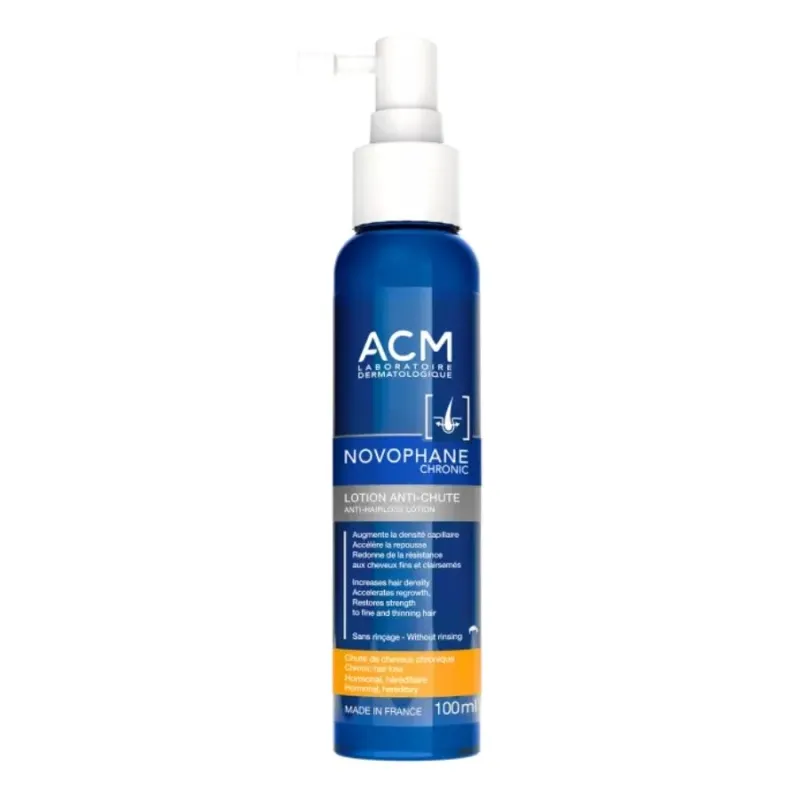 Лосион против хроничен косопад с активен комплекс NOVODENSYL ACM Novophane Chronic Anti-Hair Loss Lotion 100 ml — снимка 2