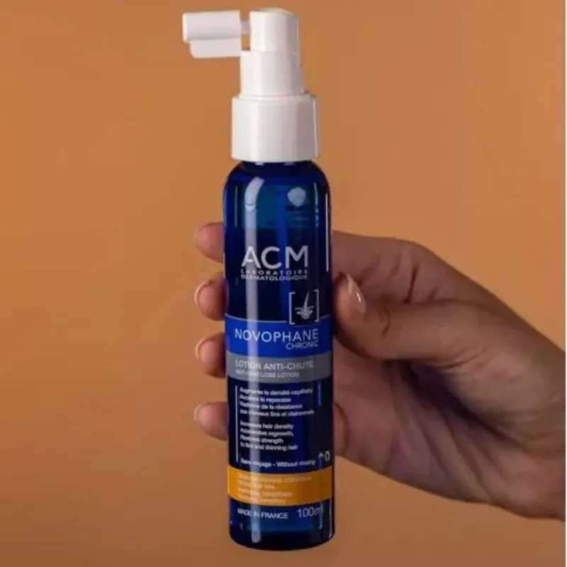Лосион против хроничен косопад с активен комплекс NOVODENSYL ACM Novophane Chronic Anti-Hair Loss Lotion 100 ml — снимка 4
