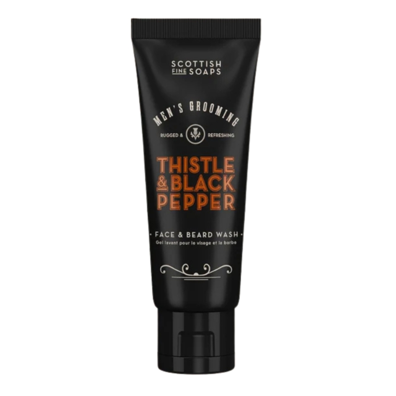 Scottish Fine Soaps Men's Grooming Thistle & Black Pepper Facial Wash 150ml
