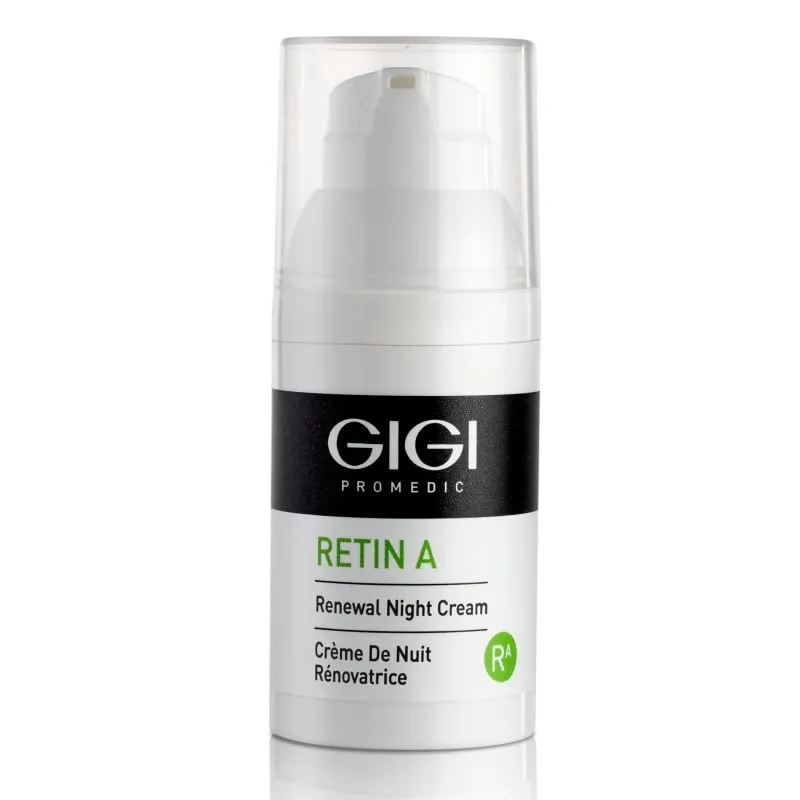 Обновяващ нощен крем за регенерация и изравняване на текстурата GIGI Retin A Renewal Night Cream 30 ml