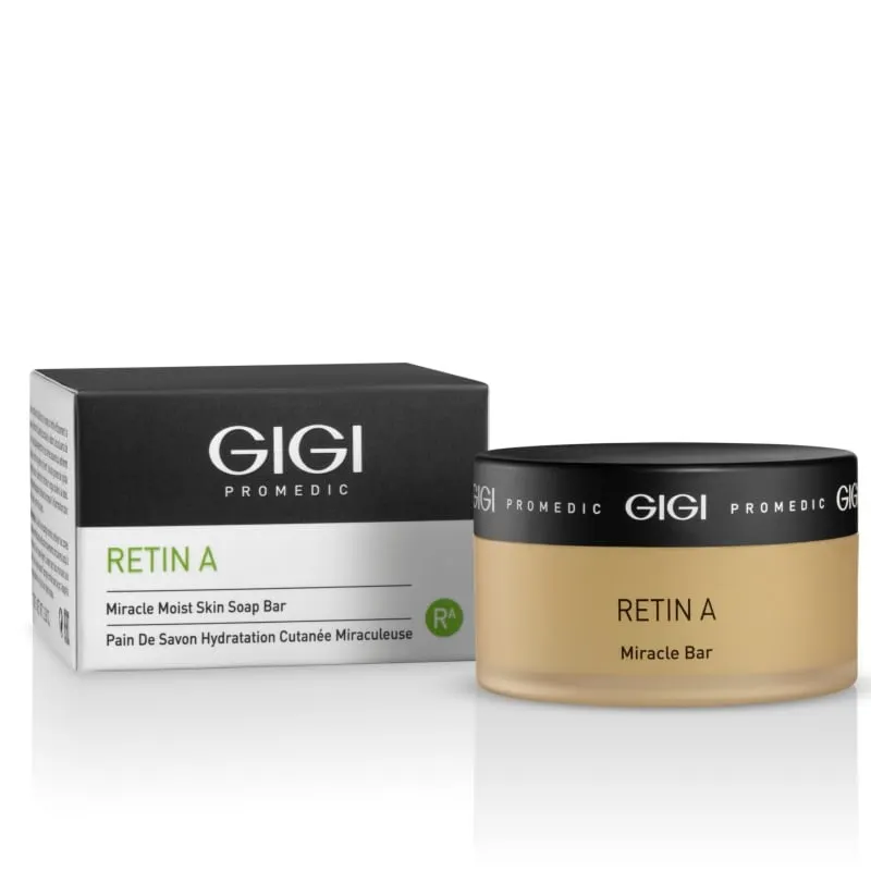 Cleansing and moisturizing facial soap GIGI Retin A Soap Bar Miracle 100 ml – for every skin type with signs of aging