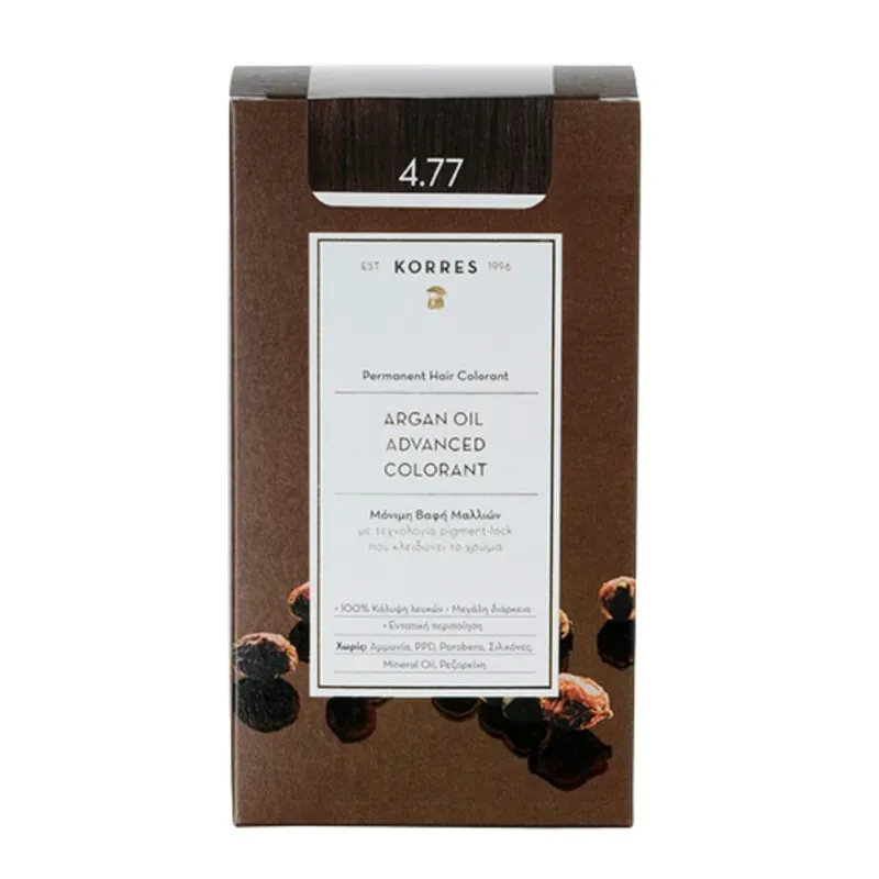 Korres Permanent Color Argan Oil Hair Colour 100 ml