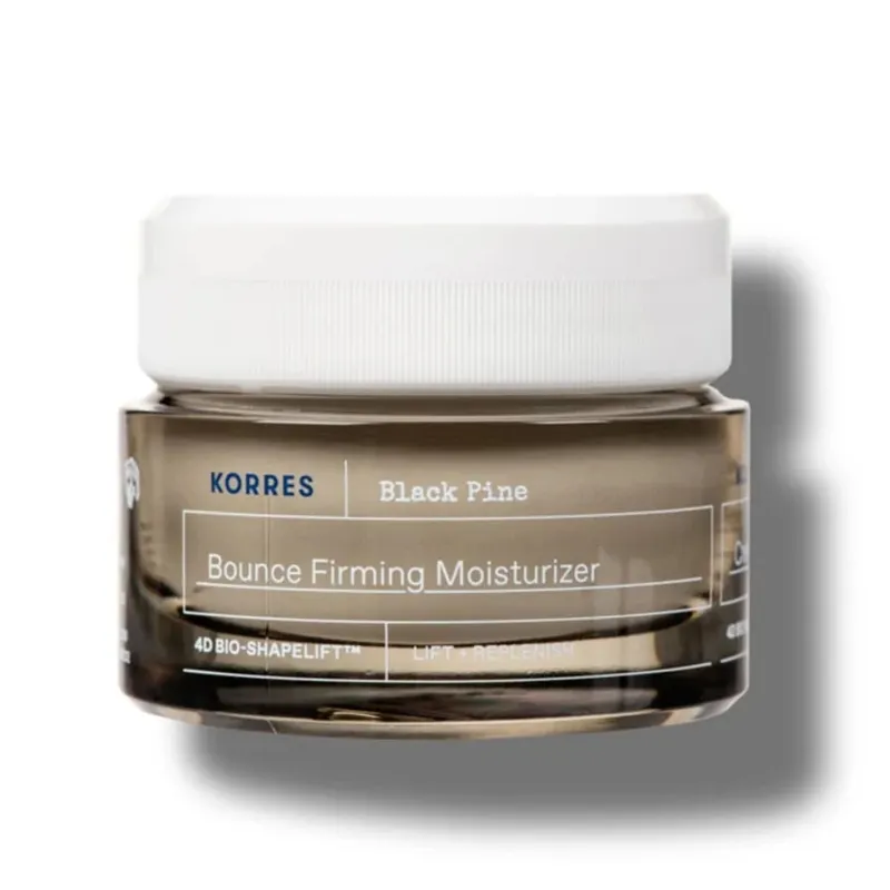 Лифтинг и стягащ крем за лице с черен бор и 4D технология Korres Black Pine 4D Bounce Firming Moisturizer 40 мл