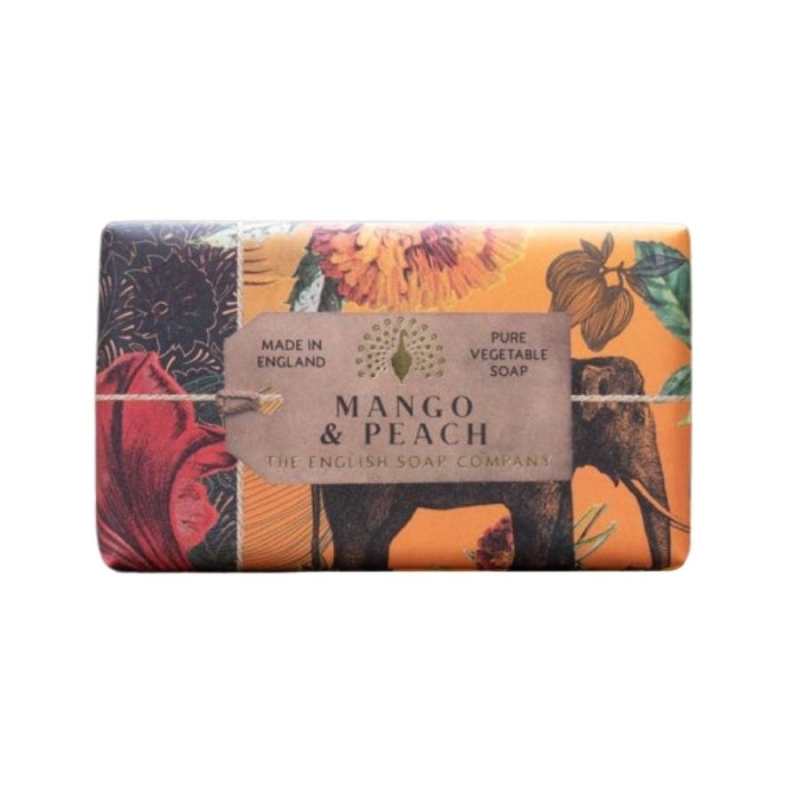The English Soap Company Mango & Peach Luxury Vegetable Soap 190g — 2