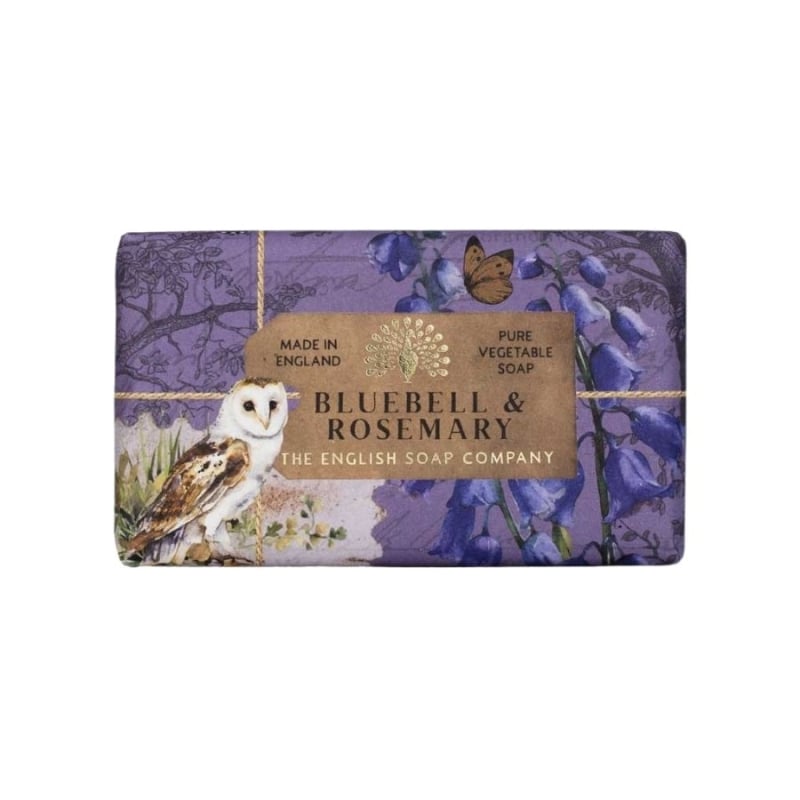The English Soap Company Bluebell and Rosemary Soap 200g