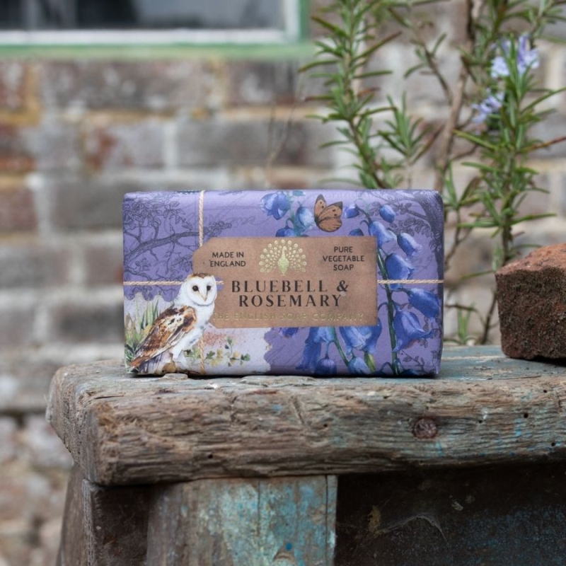 The English Soap Company Bluebell and Rosemary Soap 200g — 2