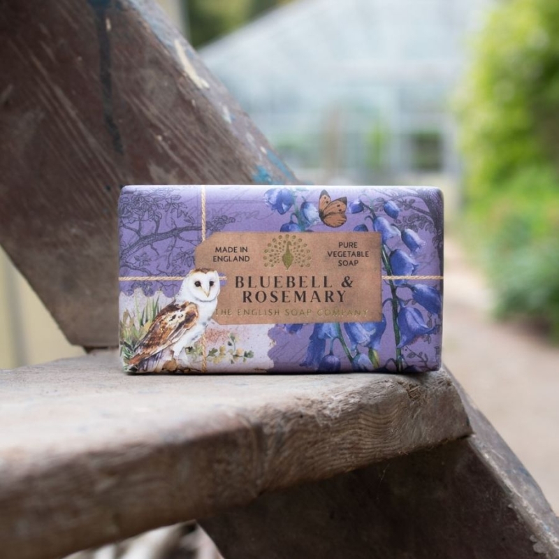The English Soap Company Bluebell and Rosemary Soap 200g — 3