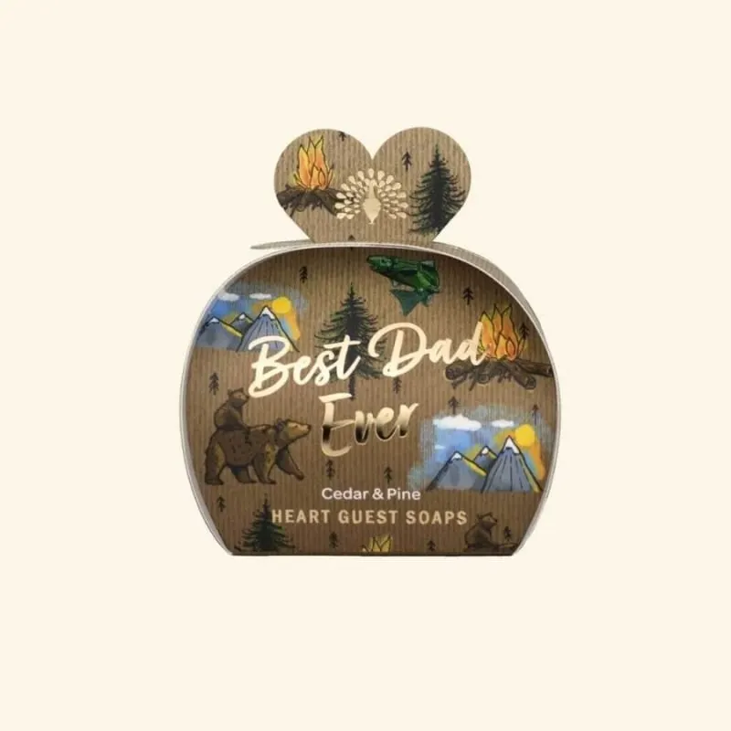 Мини сапуни The English Soap Company Best Dad Ever Heart Guest Soaps 3 x 20 g