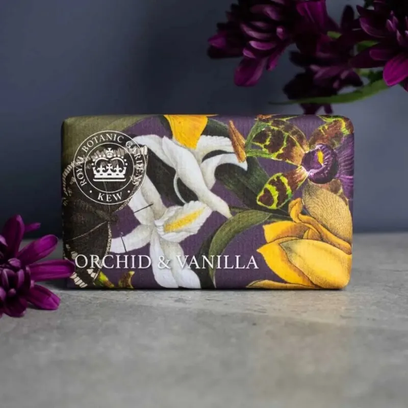 The English Soap Company Kew Gardens Orchid and Vanilla Soap 240 g — 2