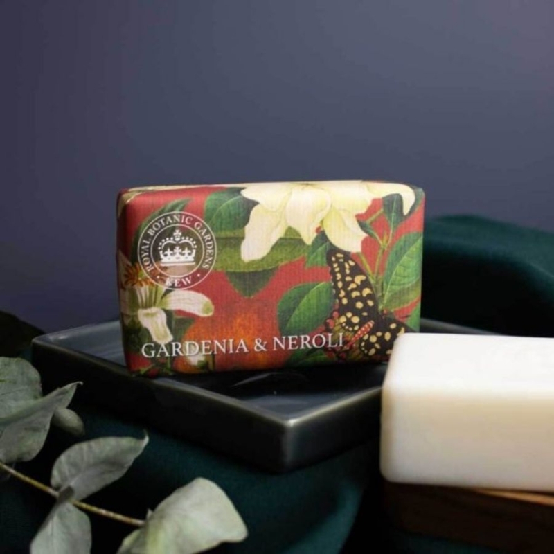 Луксозен сапун The English Soap Company Kew Gardens Gardenia and Neroli Soap 240 g — снимка 2