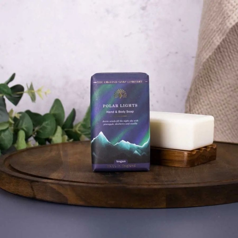 Луксозен сапун The English Soap Company Polar Lights Soap 190 g — снимка 2