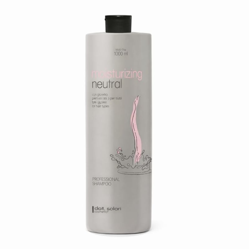 Хидратиращ неутрален шампоан с глицерин за всички типове коса Dott Solari Professional Moisturizing Neutral Glycerin Shampoo