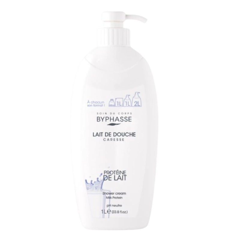 Душ крем за тяло Byphasse Shower Cream Milk Protection 1000ml — снимка 2