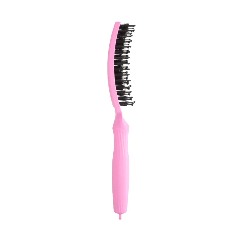 Четка за разресване със смесен косъм Olivia Garden Fingerbrush Think Pink 25 Pink Tokyo — снимка 2