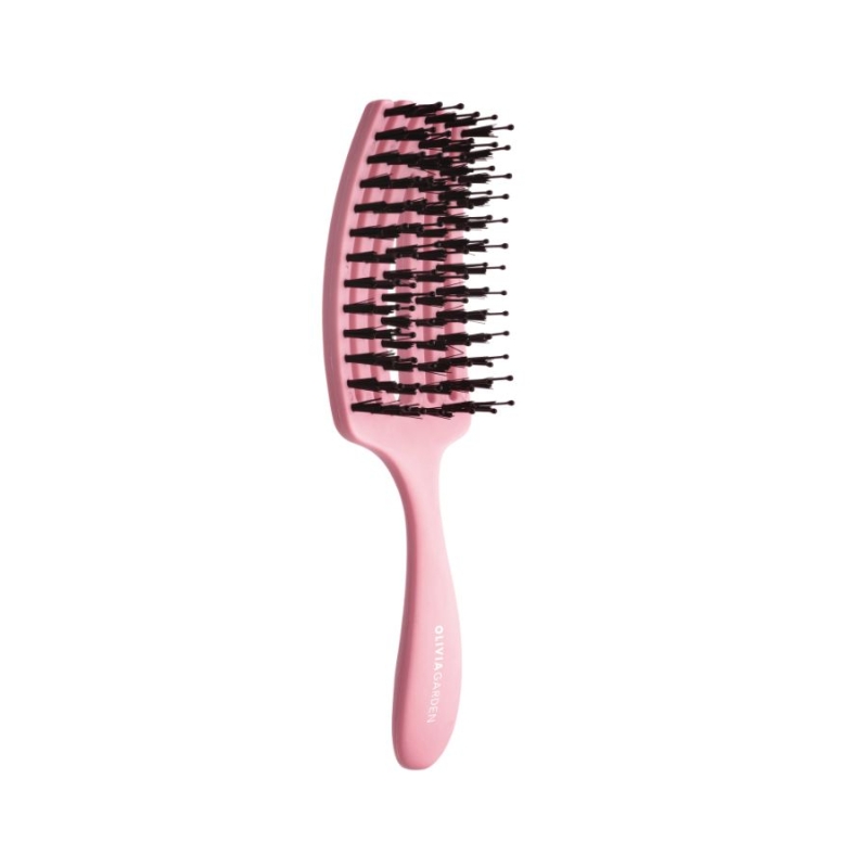 Мини четка за коса Olivia Garden Fingerbrush Care Mini Pink — снимка 3