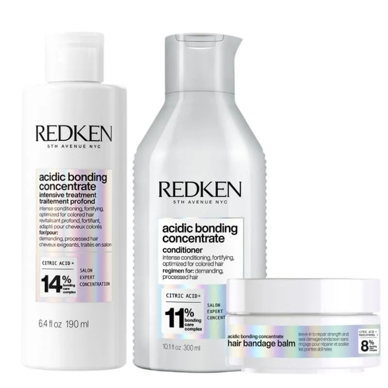 Anti-split ends and breakage routine Redken Acidic Bonding Concentrate Set