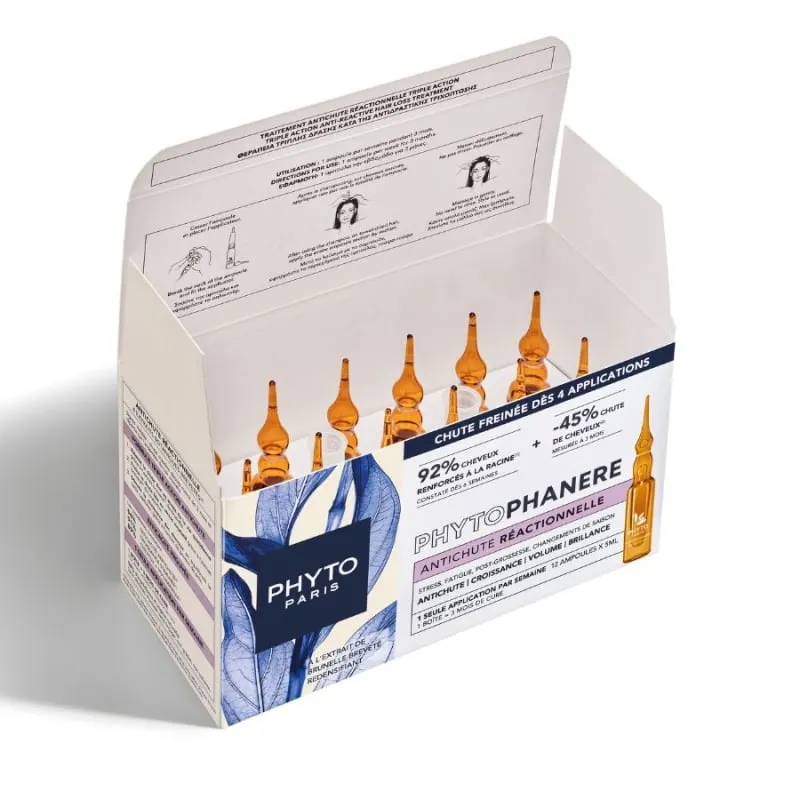 Phyto Phytophanere Anti-Reactive Hair Loss Treatment 12x5 ml — 2