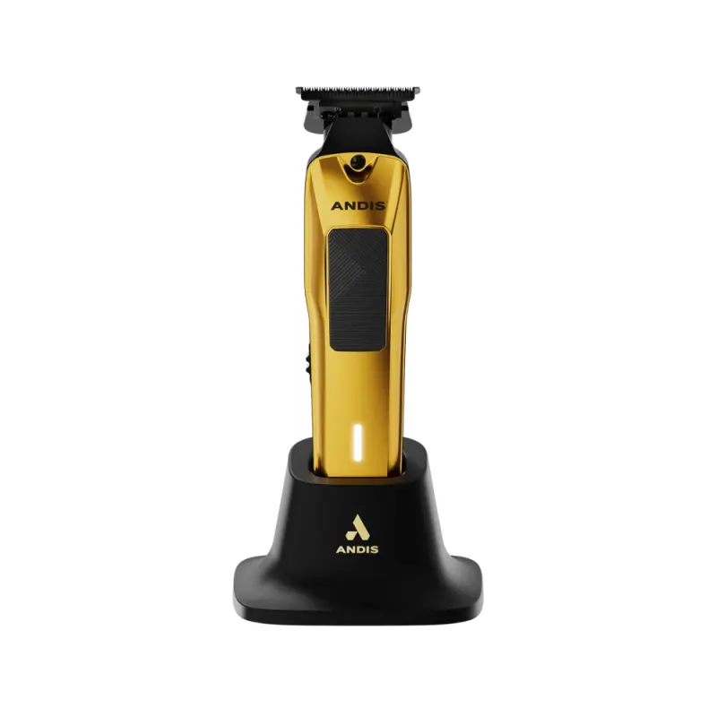 Професионален тример с DLC T-нож, Zero Gap функция и безчетков мотор Andis PHENOM — снимка 4