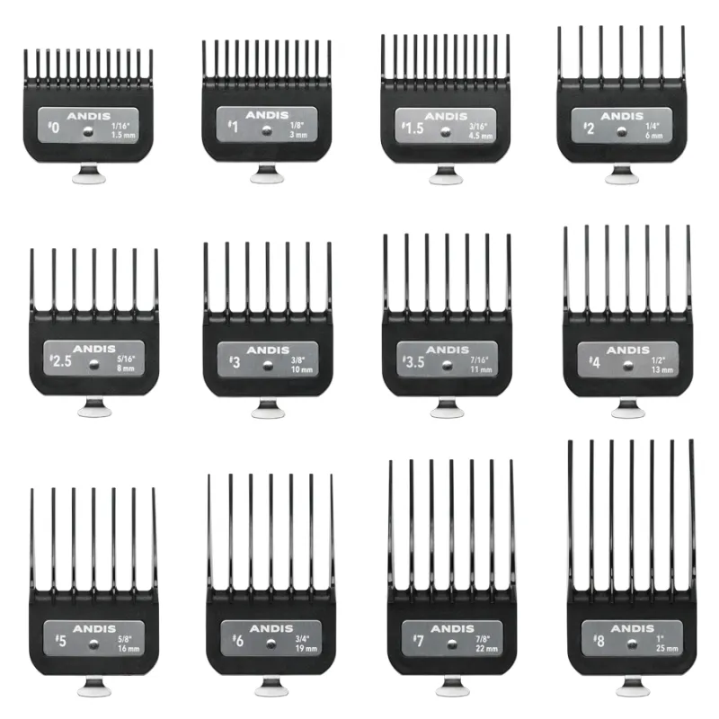 Professional fade machine with adjustable blade and 12 magnetic combs Andis reVITE Fade Blade Black — 6