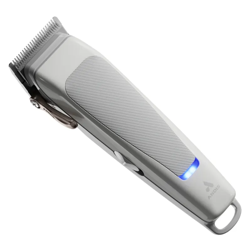 Professional hair clipper with taper blade and 12 magnetic combs Andis reVITE Taper Blade Grey — 2