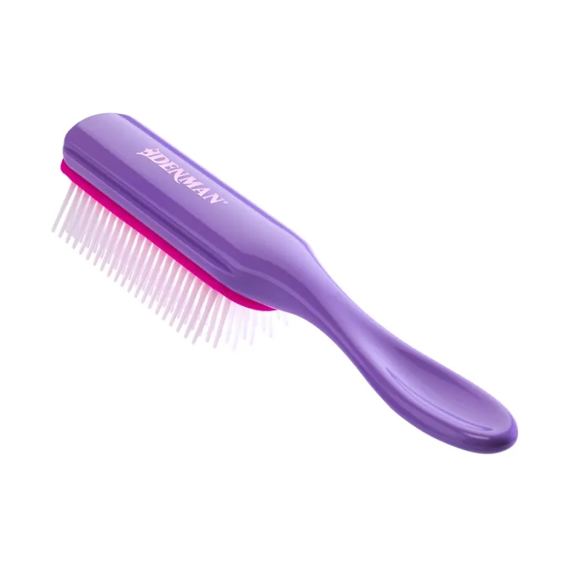 Четка за разресване, изглаждане и оформяне за плътна и гъста коса Denman D3 AFRICAN VIOLET — снимка 4