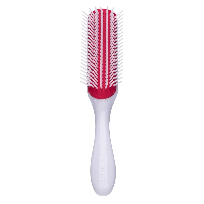 Четка за разресване, изглаждане и оформяне за плътна и гъста коса Denman D3 CROWN White
