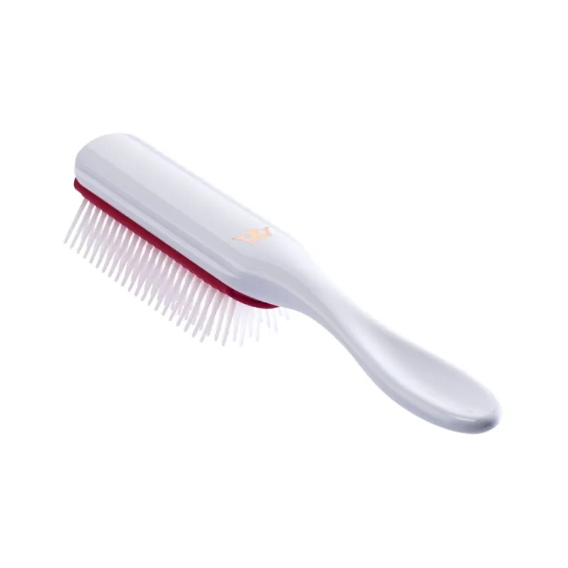Четка за разресване, изглаждане и оформяне за плътна и гъста коса Denman D3 CROWN White — снимка 2