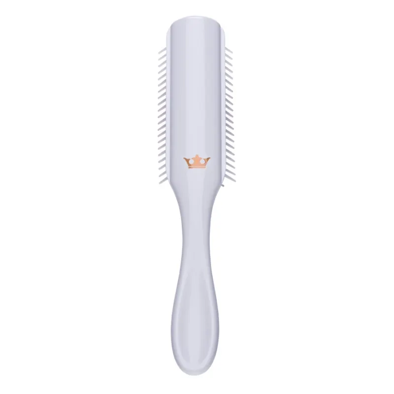 Четка за разресване, изглаждане и оформяне за плътна и гъста коса Denman D3 CROWN White — снимка 3