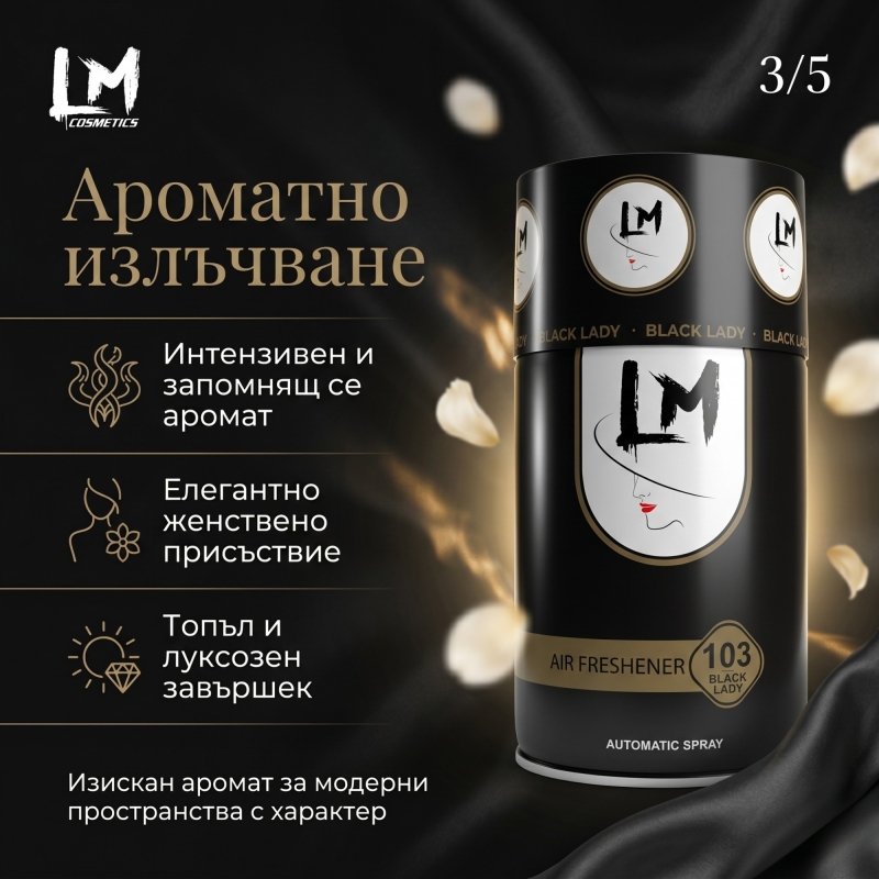 LM Cosmetics Black Lady Air Freshener Refill 250 ml — 4