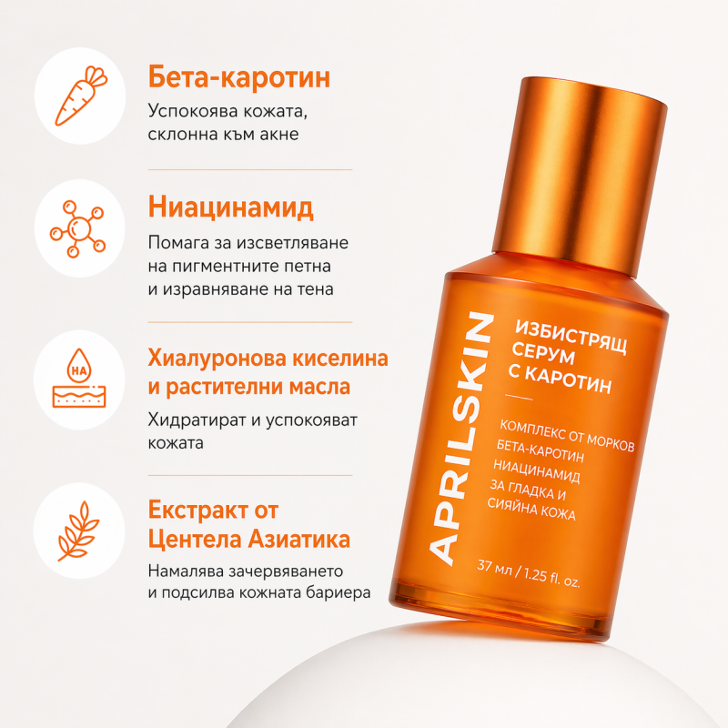 APRILSKIN Real Carrotene Blemish Clear Serum 37 ml — 2