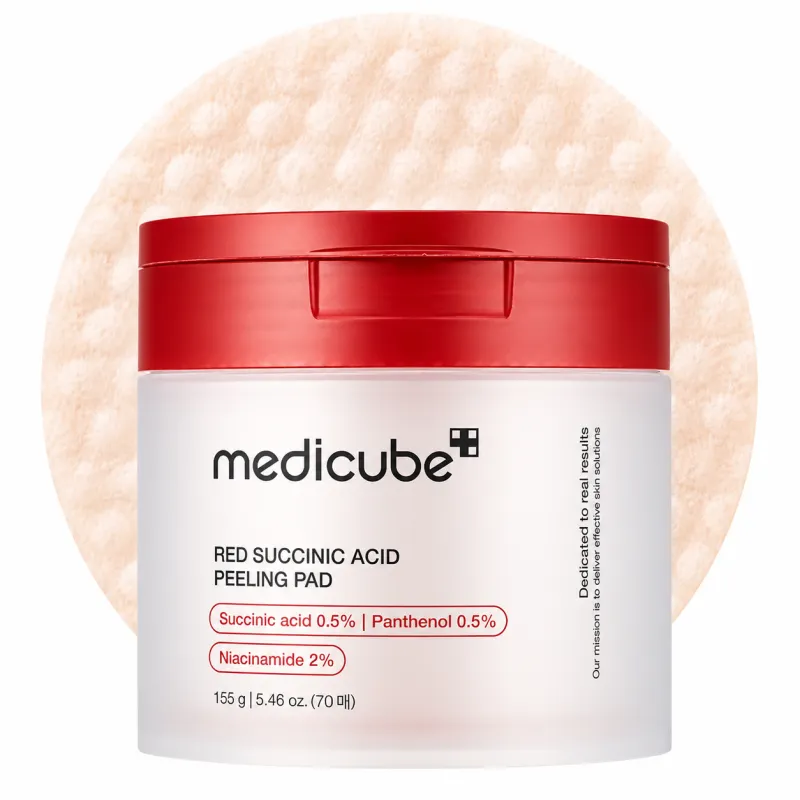 MEDICUBE Red Succinic Acid Panthenol Peeling Pad 155 g