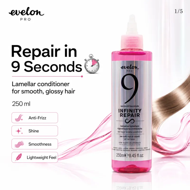 Evelon Pro INFINITY REPAIR Fast Repair Lamellar Conditioner 250 ml — 2