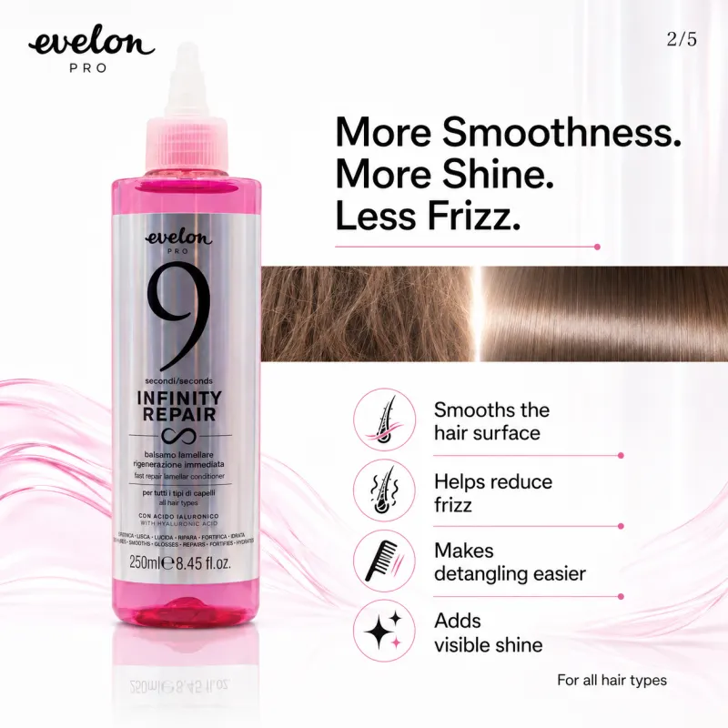 Evelon Pro INFINITY REPAIR Fast Repair Lamellar Conditioner 250 ml — 3