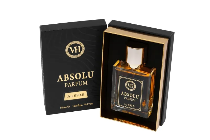 VH Absolu Parfum Pacific Heaven 50 мл – свеж цитрусов парфюм с портокал, грейпфрут и частици чисто злато Au 999.9 — снимка 3