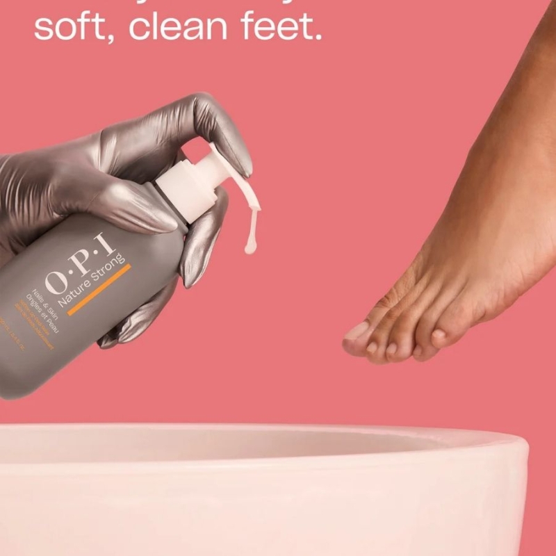 Веган омекотяваща вана за крака OPI Nature Strong Soften Up Pedi Soak 250 ml — снимка 3