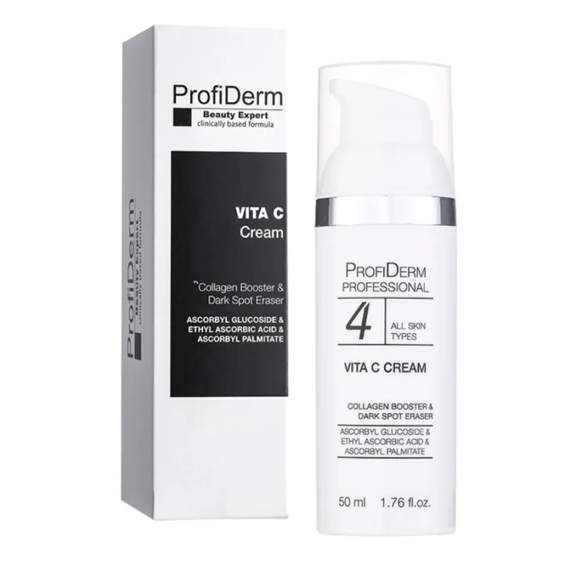 Крем за лице с 3 стабилизирани форми на витамин C ProfiDerm Vita C Cream 50ml