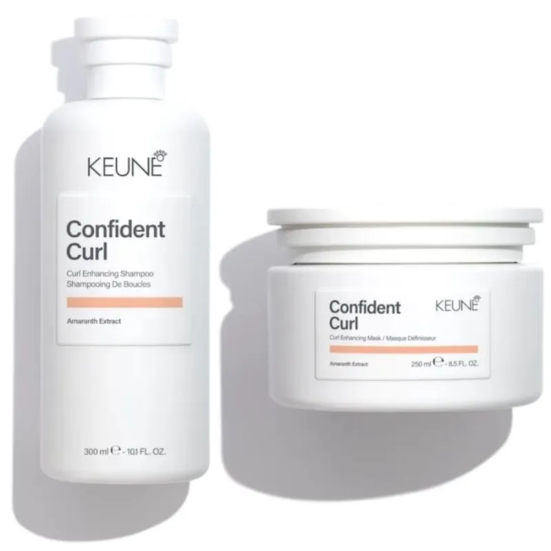 Keune Care Confident Curl Shampoo 300 ml + Mask 250 ml