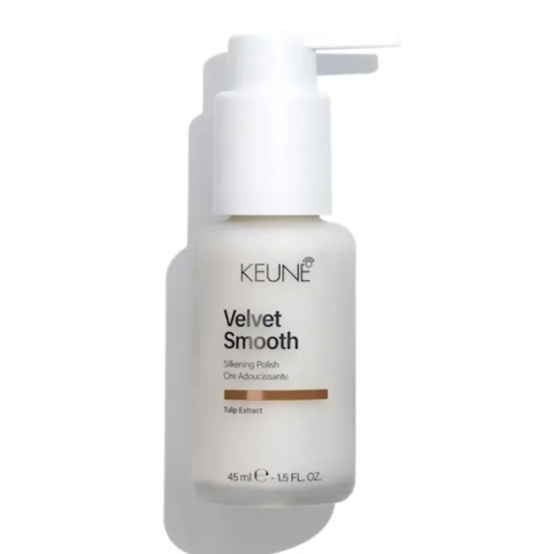 Изглаждащ серум за блясък и контрол на фриз ефекта Keune Care Velvet Smooth Silkening Polish 45 мл