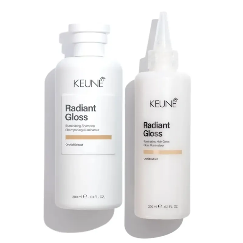 Keune Care Radiant Gloss Shampoo 300 ml + Hair Gloss 200 ml