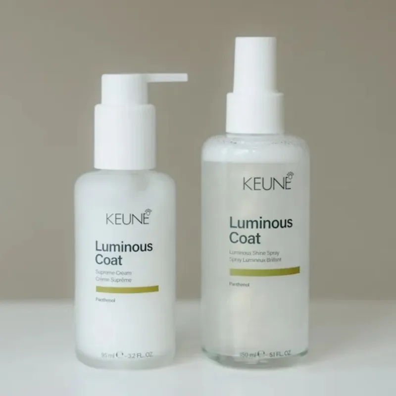 Термоактивен спрей за огледален блясък и защита от влага Keune Care Luminous Coat Shine Spray 150 ml — снимка 2