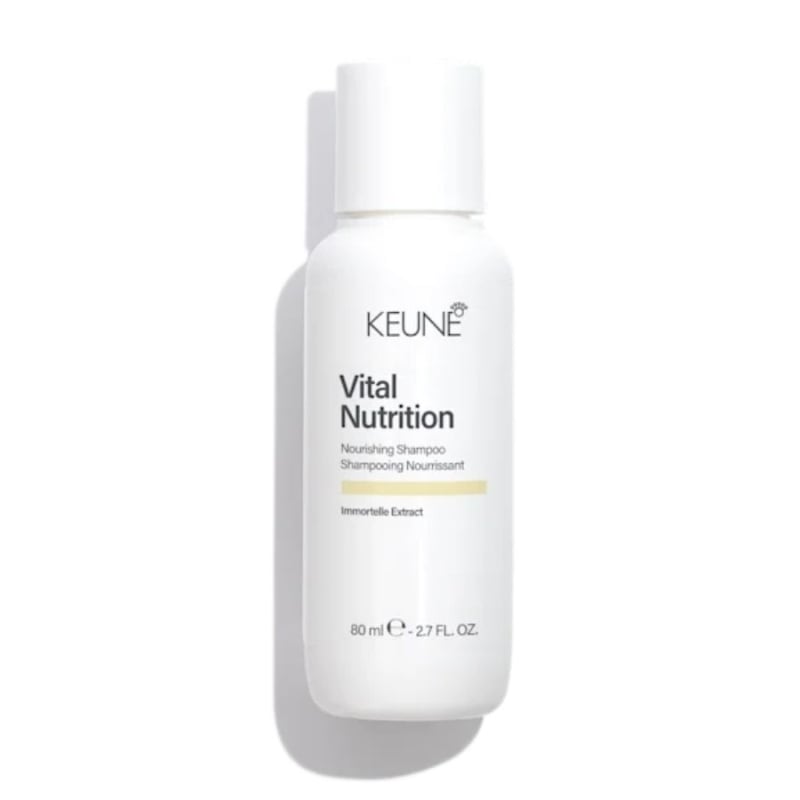 Хидратиращ шампоан за суха и изтощена коса Keune Care Vital Nutrition Shampoo 80 ml