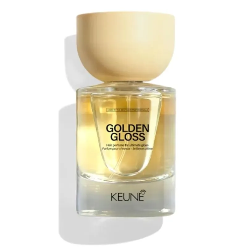 Луксозен парфюм за коса с масла за подхранване и блясък Keune K Style Golden Gloss 50 ml