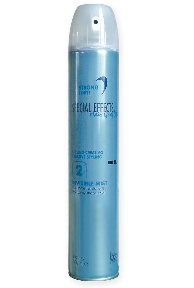BES Special Effects Invisible Mist Strong Hold Hairspray 500ml