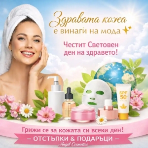 Здравата кожа е винаги на мода ✨ – Честит Световен ден на здравето!