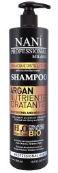 Подхранващ шампоан за коса с Арган Nani Professional Moisturizing and Nourishing Bio Argan Oil Shampoo 500ml 