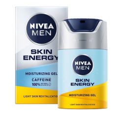 Хидратиращ гел - крем за лице за мъже с Кофеин Nivea Men Skin Energy Moisturising Gel 50ml 