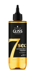 Експресна подхранваща маска за суха и изтощена коса Gliss 7sec Express Repair Treatment Oil Nutritive Hair Mask 200ml 
