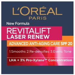 Дневен крем против бръчки Loreal Revitalift Laser Renew Advanced Anti-Aging Care SPF20 50ml 